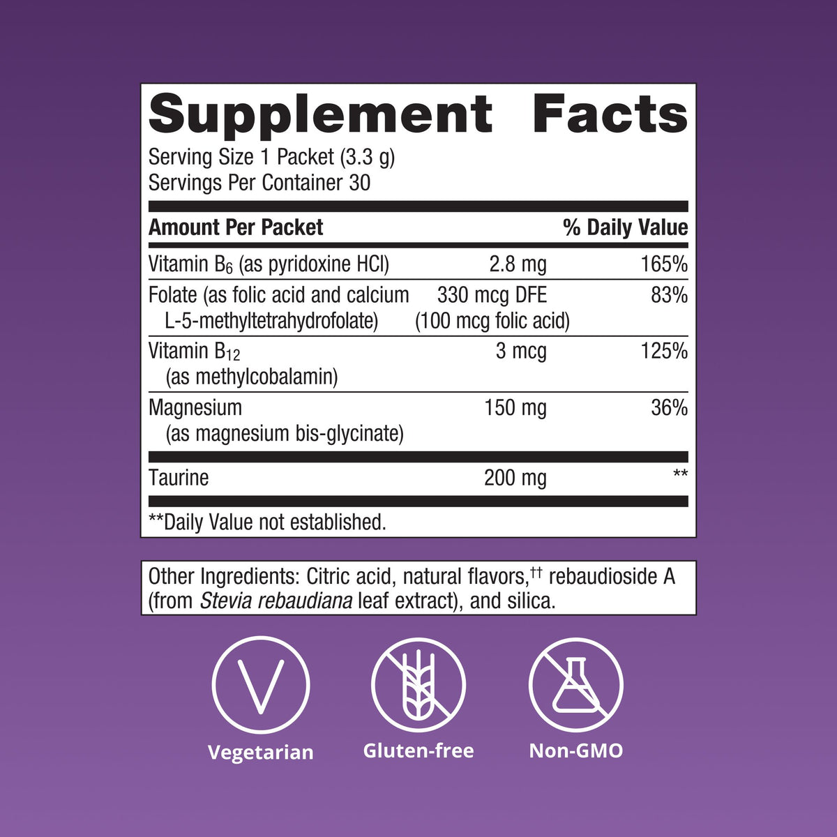 MetaRelax® Supplement Facts