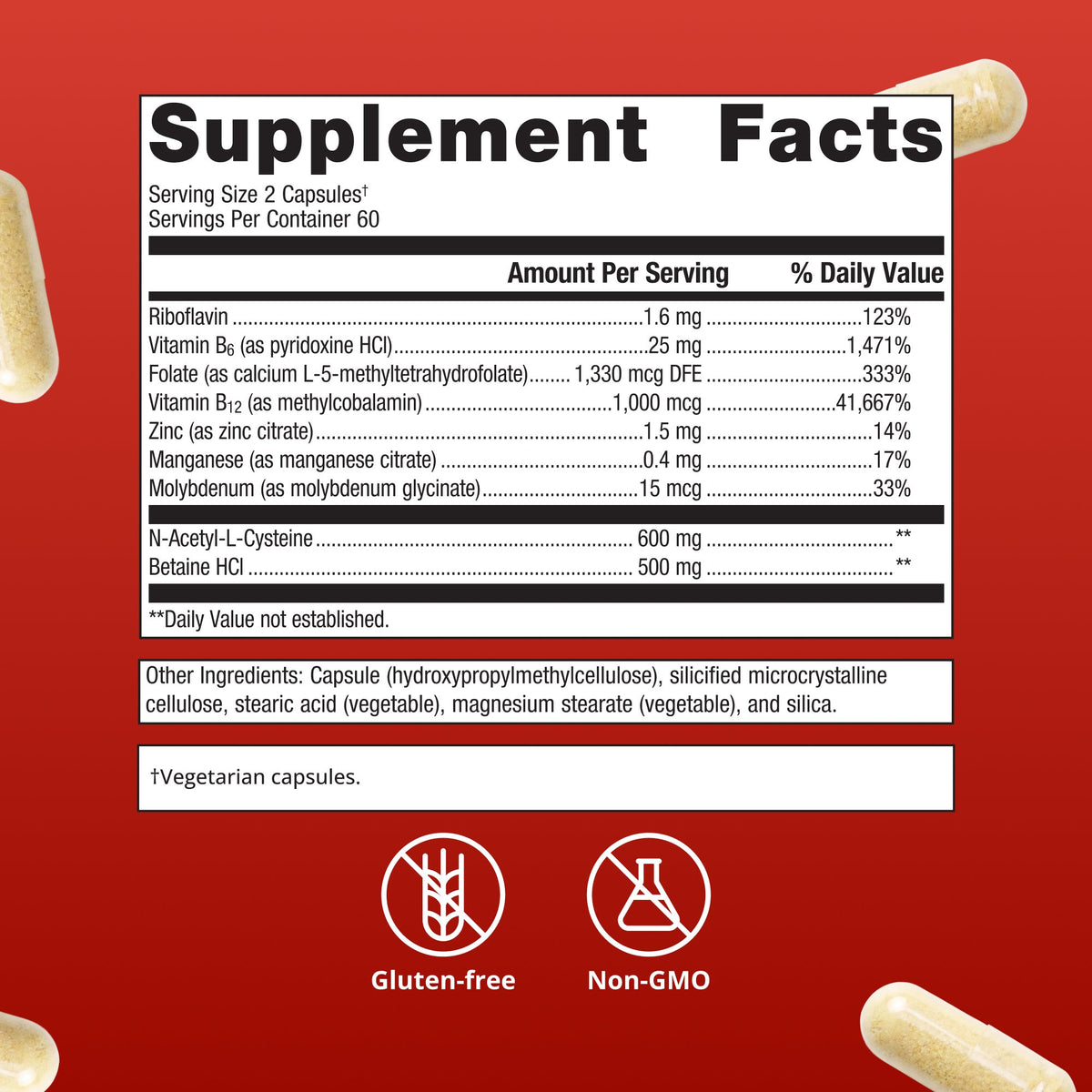 MethylCare® Supplement Facts
