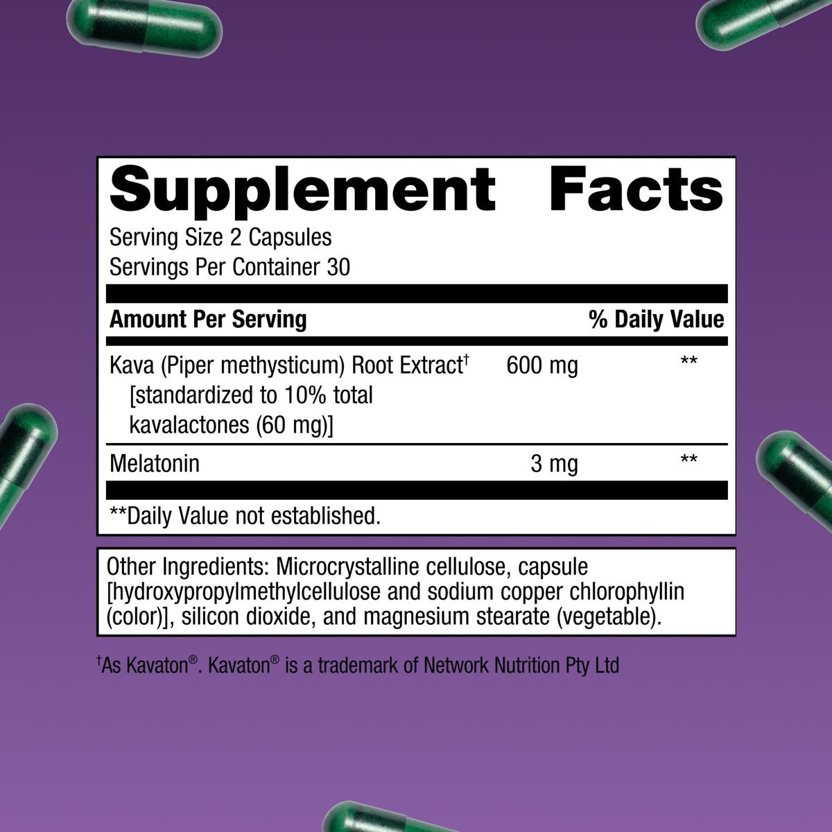 MetaSleep® Supplement Facts