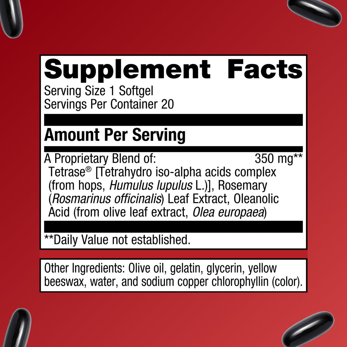 Kaprex® Supplement Facts