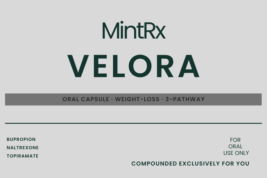 Velora Titration (Bupropion 65mg/Naltrexone 8mg/Topiramate 15mg SR Caps)