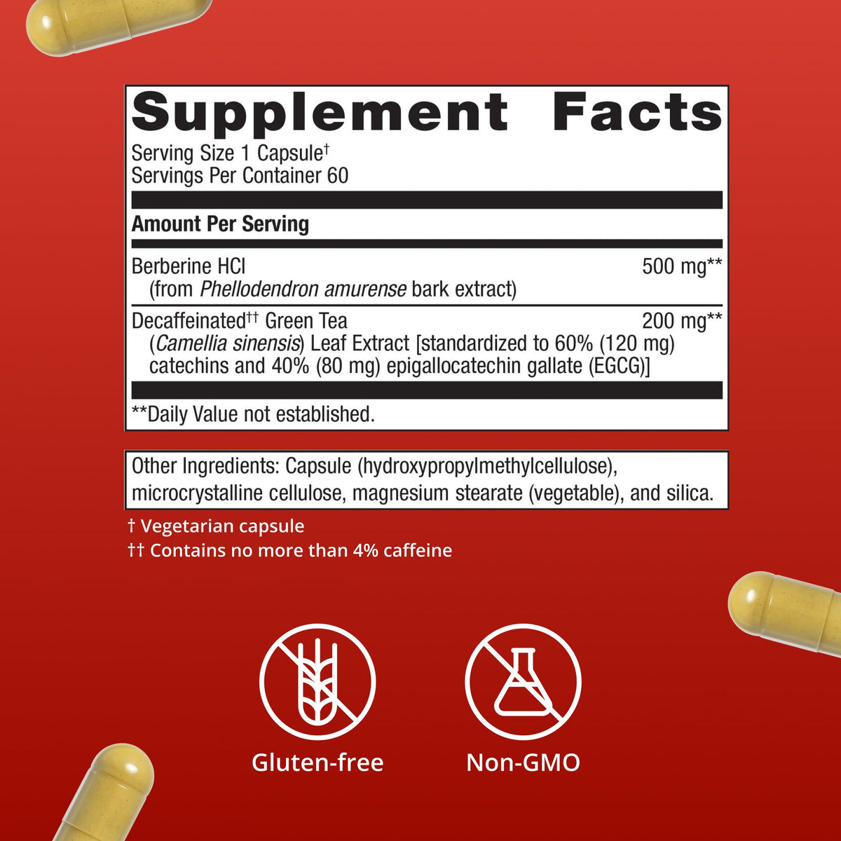 Berberine GT Supplement Facts