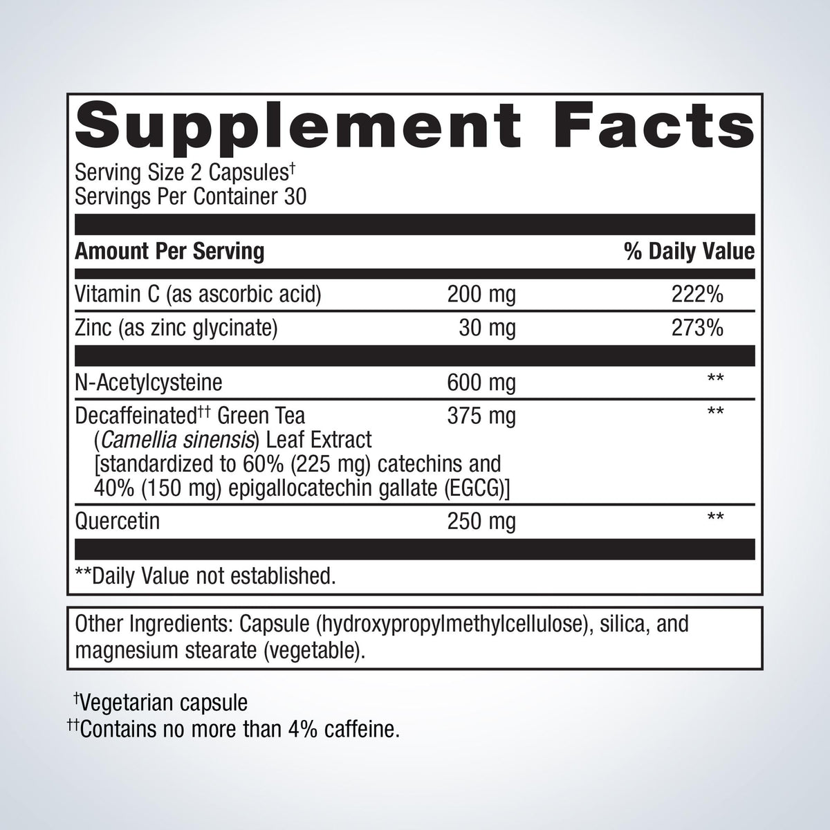 Immune Active™ Supplement Facts