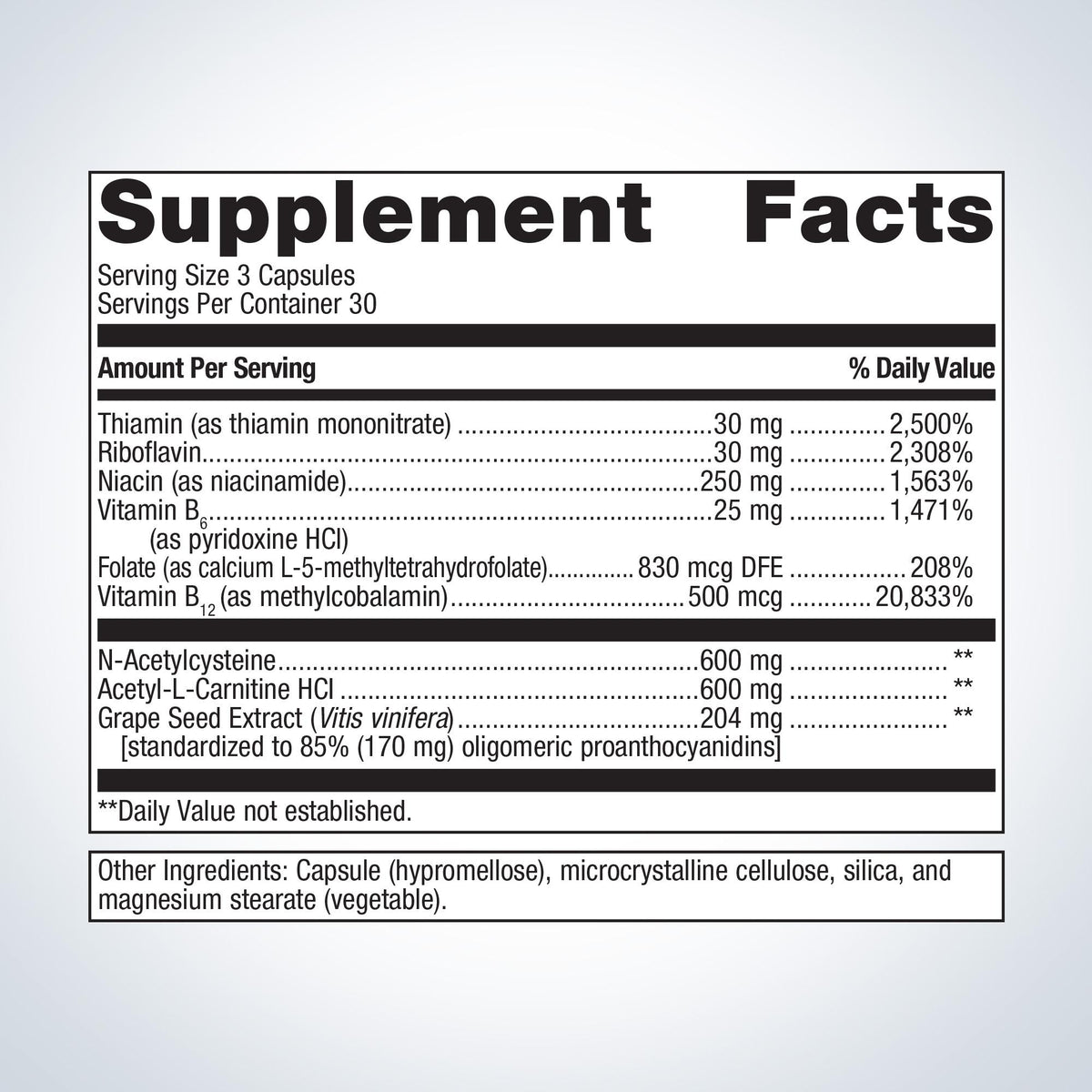 Ceralin® Supplement Facts