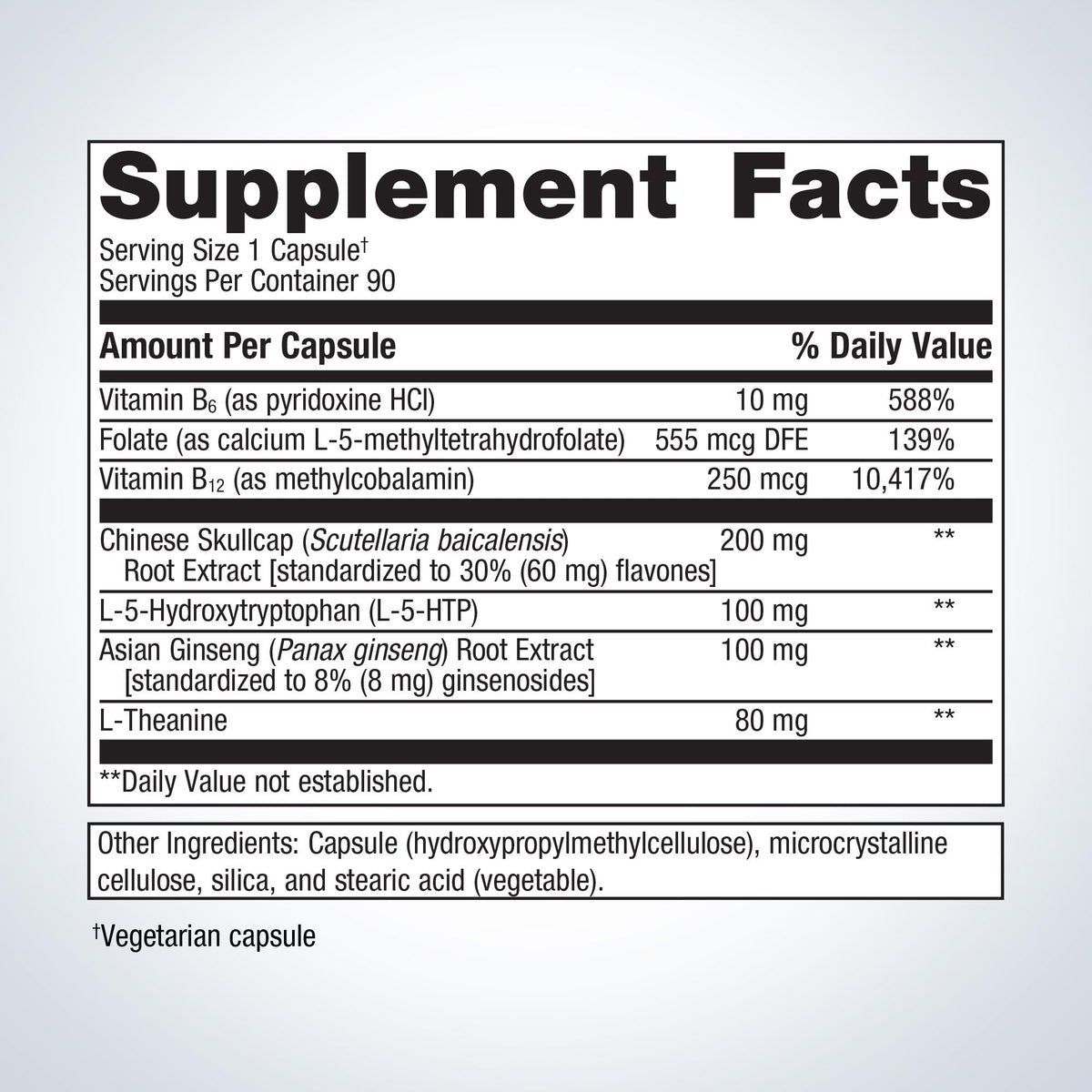 SeroSyn™ Supplement Facts