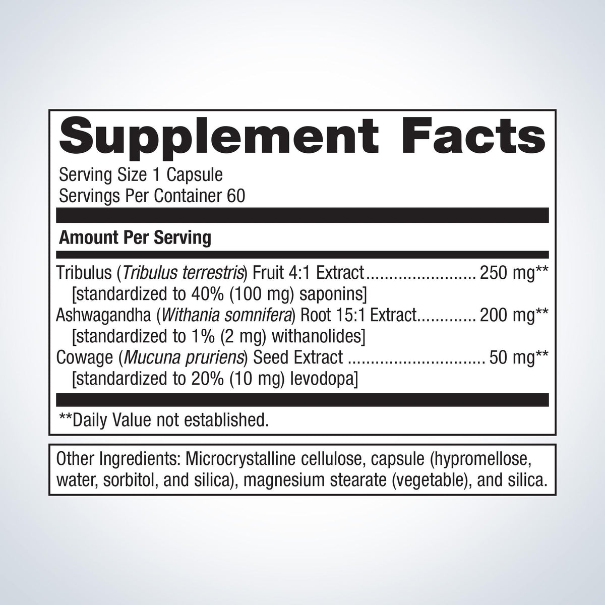 HisSynergy™ Supplement Facts