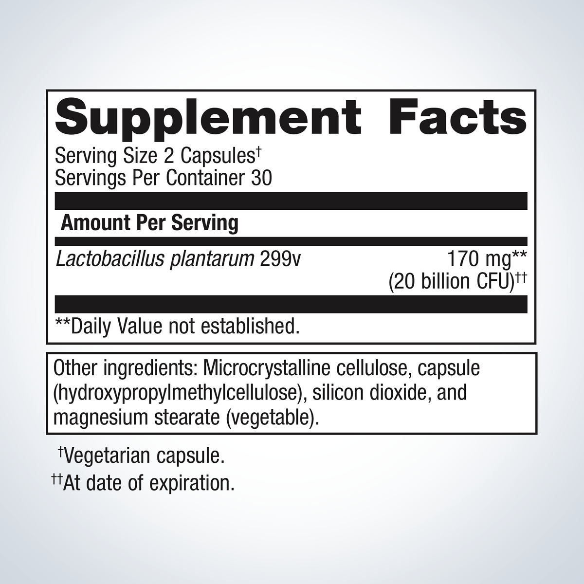 UltraFlora® Intensive Care Probiotic Supplement Facts
