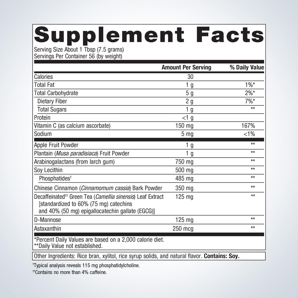 G.I. Support Supplement Facts