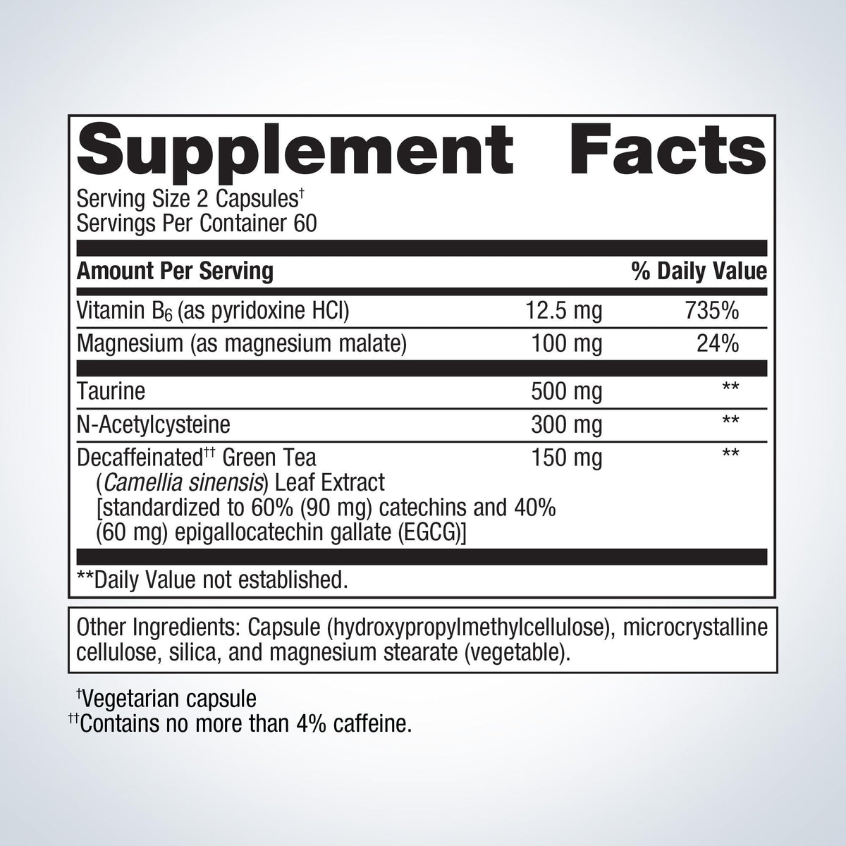 Trancor® Supplement Facts