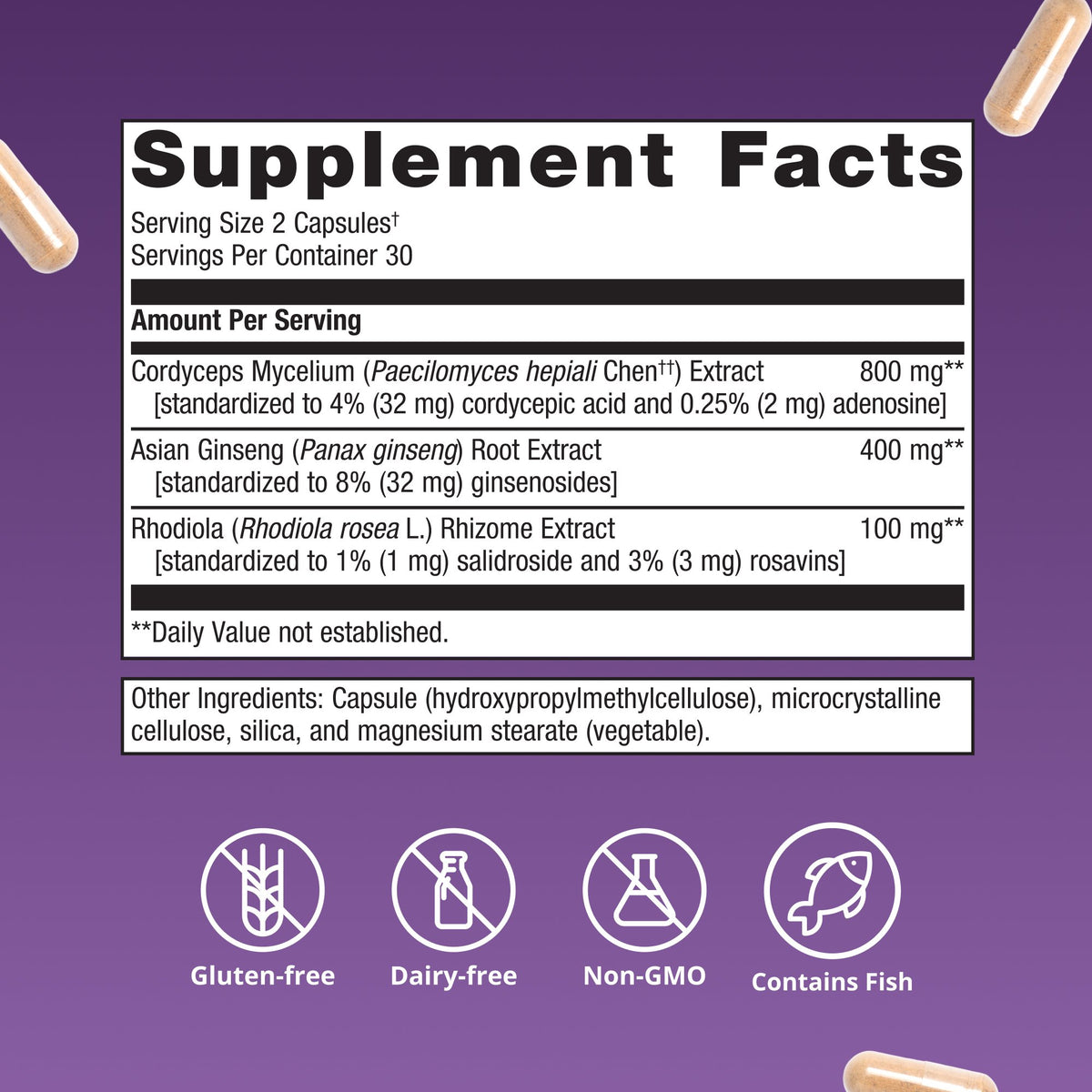 Adreset® Supplement Facts