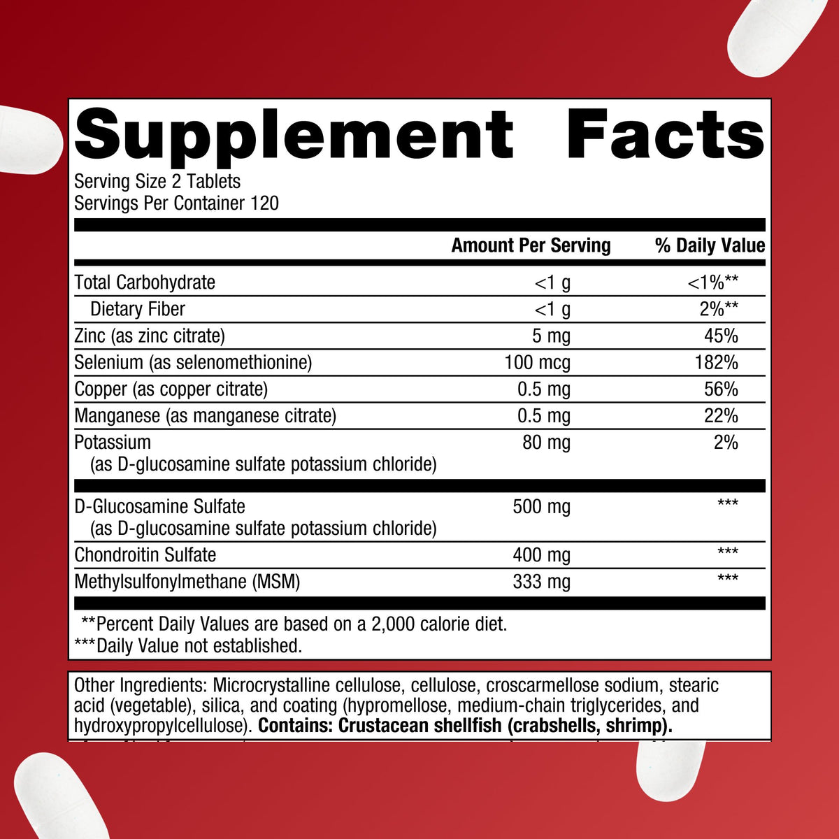 ChondroCare® Supplement Facts