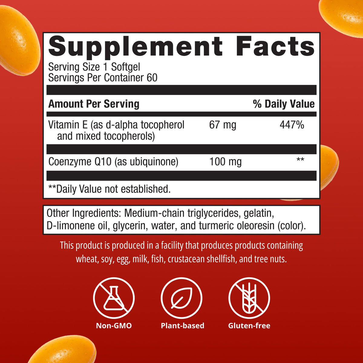 CoQ10 ST®-100 mg Supplement Facts