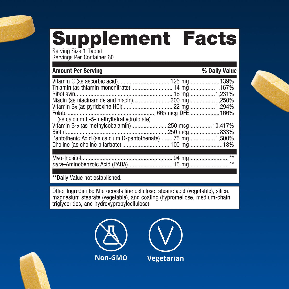 Vitamin B-Complex Supplement Facts